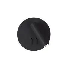 Viokef Moby fekete LED fali olvasólámpa (VIO-4188201) LED 1 izzós IP20 világítás