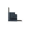 Viokef Recessed Vertical Connector for Magnetic Track - VIO-02/0212