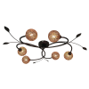 Viokef Sissy barna mennyezeti lámpa (VIO-4192900) G9 6 izzós IP20