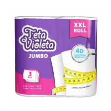 Violeta háztartási papírtörlő JUMBO XXL prémium, 3 rét/2 tek. higiéniai papíráru