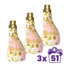 Violeta öblítő koncentrátum mikrokapszulákkal - gold (3x1550 ml) tisztító- és takarítószer, higiénia
