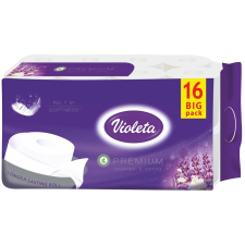 Violeta prémium toalettpapír 3 rétegű levendula-vanília illat, 16 darab (3859892288051) higiéniai papíráru