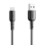 Vipfan Colorful X11 USB és Micro USB kábel 3A, 1m fekete (X11MK-black) (X11MK-black)