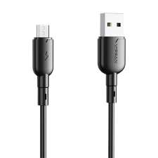 Vipfan USB és Micro USB kábel Vipfan Colorful X11, 3A, 1m (fekete) kábel és adapter