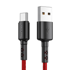 Vipfan USB-USB-C kábel Vipfan X02, 3A, 1.8m (piros) kábel és adapter