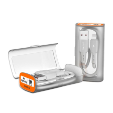 Vipfan X06 USB-A - Lightning kábel 3A, 1m fehér (CB-X6LT) (CB-X6LT) kábel és adapter