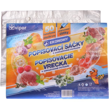 VIPOR HDPE fagyasztótáskák, 25 × 35cm, 50 db papírárú, csomagoló és tárolóeszköz