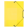 VIQUEL Gumis mappa, 15 mm, PP, A4, VIQUEL "Propyglass", sárga