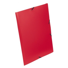 VIQUEL Gumis mappa, 15 mm, PP, A4, VIQUEL "Standard", piros mappa