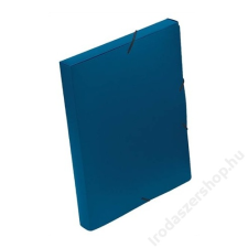 VIQUEL Gumis mappa, 30 mm, PP, A4, VIQUEL Coolbox, kék (IV021302) irattartó