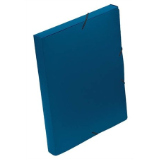 VIQUEL Gumis mappa, 30 mm, PP, A4, VIQUEL &quot;Essentiel&quot;, kék mappa