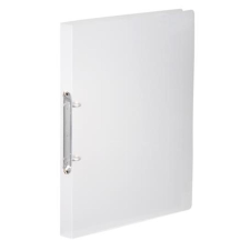 VIQUEL Gyűrűs könyv, 2 gyűrű, 25 mm, A4, PP, VIQUEL "Propyglass", víztiszta gyűrűskönyv
