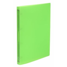 VIQUEL Gyűrűs könyv, 4 gyűrű, 25 mm, A4, PP, VIQUEL "Propyglass", zöld gyűrűskönyv