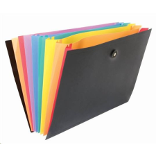 VIQUEL harmonikamappa, PP, 8 rekeszes, &quot;Rainbow Class&quot;, fekete (IV110087) mappa