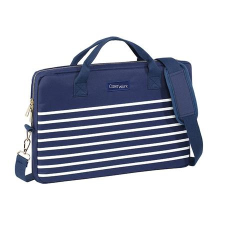 VIQUEL Notebook táska, 15&quot;, viquel casawork &quot;marin&quot;, kék-fehér 752874-26 számítógéptáska