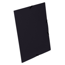 VIQUEL Standard A4 Gumis mappa - Fekete mappa