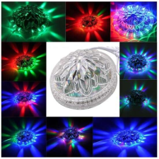 Virág alakú LED diszkólámpa - 3,5W party kellék