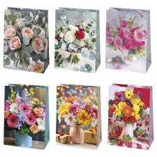 Virág Bouquet papír ajándéktasak, ajándékzacskó 23x32x11 cm ajándéktasak