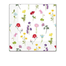Virág Flowers Field szalvéta 20 db-os, 33x33 cm FSC papírárú, csomagoló és tárolóeszköz