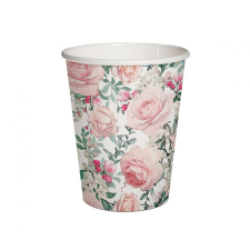 Virág Gorgeous Roses, Rózsa papír pohár 6 db-os 250 ml party kellék