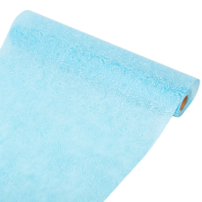  Virág mintás vetex világos kék 50cmx5y dekorációs kellék