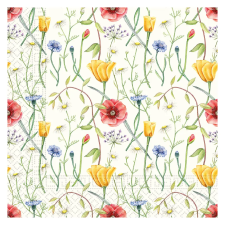 Virág os Wild szalvéta 20 db-os 33x33 cm party kellék