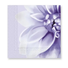 Virág Purple Dahlia, Dália szalvéta 20 db-os 33x33 cm party kellék