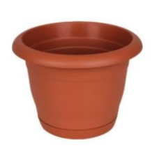  Virágcserép alátéttel Méret: 4,5L 22,5x16,4cm kerti tárolás