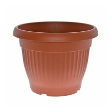  Virágcserép Campana bordázott, kerek 40x21x26 cm dekorációs kellék