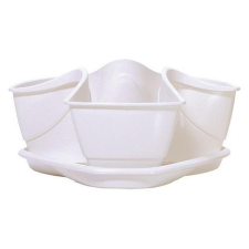  Virágcserép COUBI DKN3001 fehér kerti tárolás