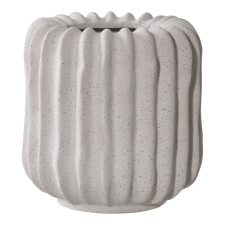  Virágcserép, kerámia, szürke ø15x15 cm kerti tárolás