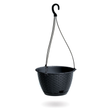  Virágcserép Prosperplast RATOLLA ROUND W antracit felfüggeszthető 21,5cm kerti tárolás