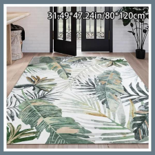 Virágmintás bársony szőnyeg 80 x 120 cm BT674413-1 lakástextília