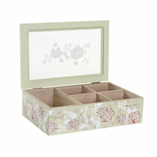  Virágmintás teafilter box (választható szín) konyhai eszköz