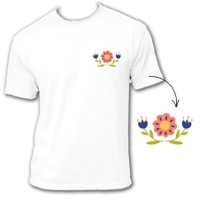  Virágocska - Turulia Unisex Póló női póló