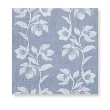 Virágos Turquoise Flowers szalvéta 20 db-os 33x33 cm papírárú, csomagoló és tárolóeszköz