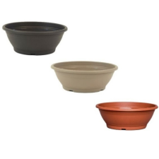  Virágtál műanyag Top 20cm Szürke dekorációs kellék