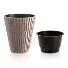  Virágváza alacsony, henger 40 x 44 cm DBSP400 MOKKA dekoráció