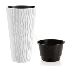  Virágváza magas, henger 40 x 71 cm DPSP400 FEHÉR dekoráció