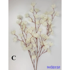  Virágzó ág 115cm - Törtfehér dekorációs kellék