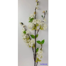  Virágzó ág 118cm - Törtfehér dekorációs kellék