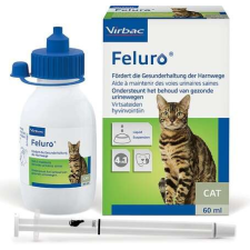 Virbac Feluro macskáknak a húgyutak egészségének megőrzésére 60 ml vitamin, táplálékkiegészítő macskáknak