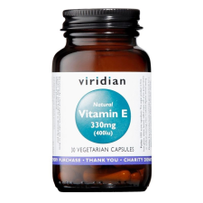 Viridian E-vitamin 330mg 400iu 30 kapszula vitamin és táplálékkiegészítő