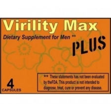 Virility max kapszula 4 db vitamin és táplálékkiegészítő