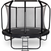 VirtuFit Prémium trambulin biztonsági hálóval - fekete - 251 cm