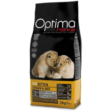 Visán Optimanova Cat Kitten Chicken & Rice 2kg macskaeledel