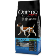 Visán Optimanova Dog Puppy Medium Chicken & Rice 12kg kutyaeledel