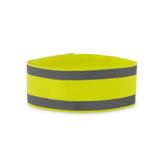 VISIBLE ME Sport karpánt lycra anyagból, neon sárga biztonságtechnikai eszköz