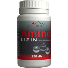 Vita crystal Amino Lizin kapszula 250db vitamin és táplálékkiegészítő