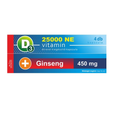  Vita Crystal D3-vitamin 50 000 NE + Ginseng 450 mg. 1 hónapos kiszerelés. 1 kapszula / hét. vitamin és táplálékkiegészítő